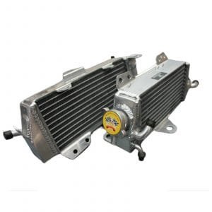 Right+Left Braced Aluminum Radiator Fit Kawasaki KX125 1992-1993/KX250 1990-1993