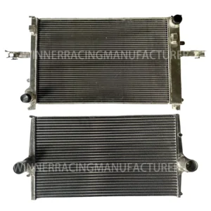 Aluminum Intercooler+Radiator For Volvo S60 R/V70/XC70/S80 T5 MT 1998-2009